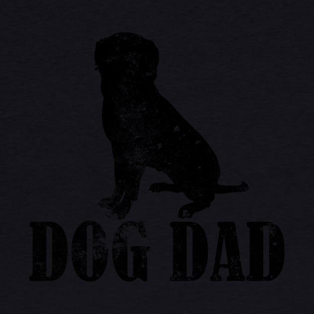 Father's Day T Shirt Rottweiler Dog Dad Gifts for Dog Lover by JaroszkowskaAnnass